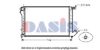 AKS DASIS 060032N Radiator, engine cooling